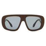 Giorgio Armani - Men’s Irregular-Shaped Sunglasses - Brown Light Blue - Sunglasses - Giorgio Armani Eyewear