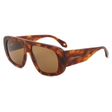 Giorgio Armani - Men’s Irregular-Shaped Sunglasses - Tortoiseshell Brown - Sunglasses - Giorgio Armani Eyewear