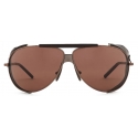 Giorgio Armani - Occhiali da Sole Uomo Forma Pilot - Bronzo Marrone - Occhiali da Sole - Giorgio Armani Eyewear