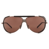 Giorgio Armani - Occhiali da Sole Uomo Forma Pilot - Bronzo Marrone - Occhiali da Sole - Giorgio Armani Eyewear