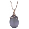 Tsars Collection - Collana Olga Viola Spirale - Handmade in Swiss - Luxury Exclusive Collection
