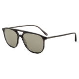 Giorgio Armani - Men’s Square Sunglasses - Gunmetal Smoke - Sunglasses - Giorgio Armani Eyewear