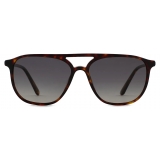 Giorgio Armani - Men’s Square Sunglasses - Tortoiseshell Brown Grey - Sunglasses - Giorgio Armani Eyewear
