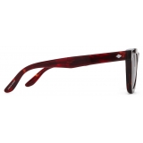 Giorgio Armani - Men’s Rectangular Sunglasses - Havana Red Green - Sunglasses - Giorgio Armani Eyewear