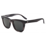 Giorgio Armani - Men’s Rectangular Sunglasses - Striped Grey - Sunglasses - Giorgio Armani Eyewear