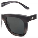 Giorgio Armani - Men’s Rectangular Sunglasses - Striped Grey - Sunglasses - Giorgio Armani Eyewear