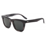 Giorgio Armani - Men’s Rectangular Sunglasses - Striped Green - Sunglasses - Giorgio Armani Eyewear