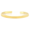 Tsars Collection - Rigid Golden Silver Bracelet 5mm - Handmade in Swiss - Luxury Exclusive Collection
