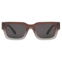 Giorgio Armani - Men’s Rectangular Sunglasses - Grey Smoke - Sunglasses - Giorgio Armani Eyewear