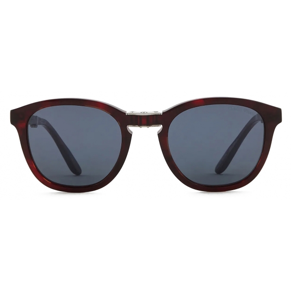Giorgio Armani - Men’s Square Sunglasses - Havana Red Smoke Blue - Sunglasses - Giorgio Armani Eyewear