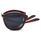 Giorgio Armani - Men’s Square Sunglasses - Havana Red Smoke Blue - Sunglasses - Giorgio Armani Eyewear