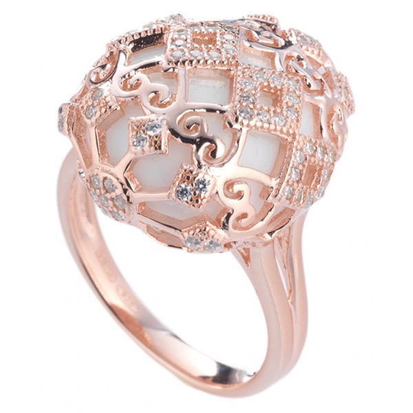 Tsars Collection - Alexandra Motif Liberty Ring - Handmade in Swiss - Luxury Exclusive Collection
