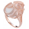 Tsars Collection - Anello Alexandra Motivo Barocco - Handmade in Swiss - Luxury Exclusive Collection