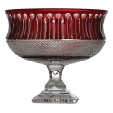 Tsars Collection - Red Crystal Fruit Bowl - Handmade in Swiss - Luxury Exclusive Collection