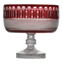 Tsars Collection - Fruttiera in Cristallo Rossa - Handmade in Swiss - Luxury Exclusive Collection