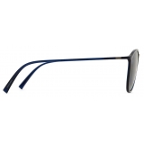 Giorgio Armani - Men’s Panto Sunglasses - Matte Blue - Sunglasses - Giorgio Armani Eyewear