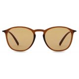 Giorgio Armani - Men’s Panto Sunglasses - Matte Burgundy - Sunglasses - Giorgio Armani Eyewear