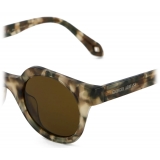 Giorgio Armani - Women's Irregular-Shaped Sunglasses - Beige Havana - Sunglasses - Giorgio Armani Eyewear