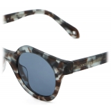 Giorgio Armani - Women's Irregular-Shaped Sunglasses - Grey Havana - Sunglasses - Giorgio Armani Eyewear