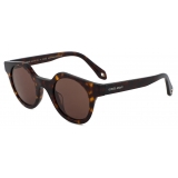 Giorgio Armani - Women's Irregular-Shaped Sunglasses - Havana Brown - Sunglasses - Giorgio Armani Eyewear