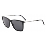 Giorgio Armani - Asian-Fit Square Sunglasses for Men - Black Smoke - Sunglasses - Giorgio Armani Eyewear