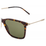 Giorgio Armani - Asian-Fit Square Sunglasses for Men - Havana Green - Sunglasses - Giorgio Armani Eyewear