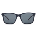 Giorgio Armani - Asian-Fit Square Sunglasses for Men - Matte Blu - Sunglasses - Giorgio Armani Eyewear