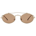 Giorgio Armani - Occhiali da Sole Ovale - Oro Marrone - Occhiali da Sole - Giorgio Armani Eyewear