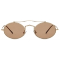Giorgio Armani - Oval Sunglasses - Gold Brown - Sunglasses - Giorgio Armani Eyewear