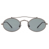 Giorgio Armani - Oval Sunglasses - Bronze Grey - Sunglasses - Giorgio Armani Eyewear