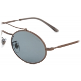 Giorgio Armani - Oval Sunglasses - Bronze Grey - Sunglasses - Giorgio Armani Eyewear