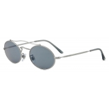 Giorgio Armani - Occhiali da Sole Ovale - Argento Grigio - Occhiali da Sole - Giorgio Armani Eyewear