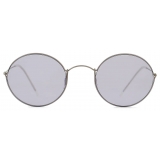 Giorgio Armani - Occhiali da Sole Rotondi - Argento Grigio - Occhiali da Sole - Giorgio Armani Eyewear