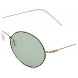 Giorgio Armani - Round Sunglasses - Gold Light Green - Sunglasses - Giorgio Armani Eyewear