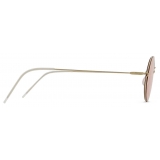 Giorgio Armani - Occhiali da Sole Rotondi - Oro Rosa Chiaro - Occhiali da Sole - Giorgio Armani Eyewear