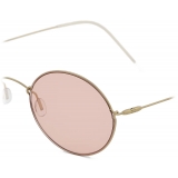 Giorgio Armani - Round Sunglasses - Gold Light Pink - Sunglasses - Giorgio Armani Eyewear