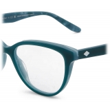 Giorgio Armani - Occhiali da Vista Donna Forma Cat-Eye - Verde Scuro - Occhiali da Vista - Giorgio Armani Eyewear