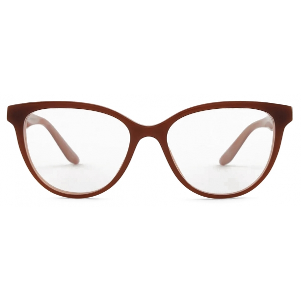 Giorgio Armani - Occhiali da Vista Donna Forma Cat-Eye - Cammello Marrone - Occhiali da Vista - Giorgio Armani Eyewear