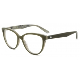 Giorgio Armani - Occhiali da Vista Donna Forma Cat-Eye - Verde Marmorizzato - Occhiali da Vista - Giorgio Armani Eyewear