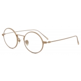 Giorgio Armani - Occhiali da Vista Uomo Forma Ovale - Oro Chiaro Opaco - Occhiali da Vista - Giorgio Armani Eyewear