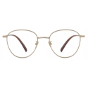 Giorgio Armani - Occhiali da Vista Uomo Forma Phantos - Oro Pallido Opaco - Occhiali da Vista - Giorgio Armani Eyewear
