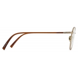 Giorgio Armani - Men’s Panto Eyeglasses - Matte Pale Gold - Optical Glasses - Giorgio Armani Eyewear