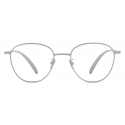 Giorgio Armani - Men’s Panto Eyeglasses - Matte Silver - Optical Glasses - Giorgio Armani Eyewear