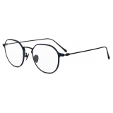 Giorgio Armani - Men’s Panto Eyeglasses - Matte Black - Optical Glasses - Giorgio Armani Eyewear