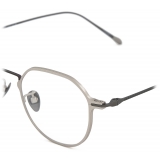 Giorgio Armani - Men’s Panto Eyeglasses - Pale Silver - Optical Glasses - Giorgio Armani Eyewear