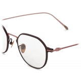 Giorgio Armani - Men’s Panto Eyeglasses - Purple Matte Bronze - Optical Glasses - Giorgio Armani Eyewear