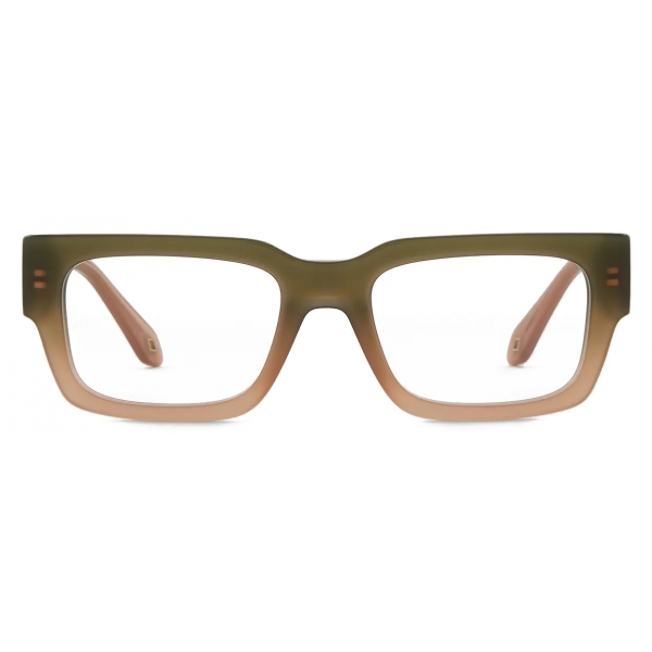 Giorgio Armani - Men’s Rectangular Eyeglasses - Beige - Optical Glasses - Giorgio Armani Eyewear