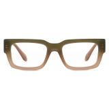 Giorgio Armani - Occhiali da Vista Uomo Forma Rettangolare - Beige - Occhiali da Vista - Giorgio Armani Eyewear