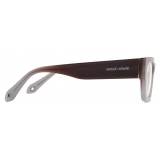 Giorgio Armani - Men’s Rectangular Eyeglasses - Gradient Grey - Optical Glasses - Giorgio Armani Eyewear