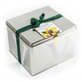 Vincente Delicacies - Panettone with Sicilian Pistachio, Pineapple and Apricot - Les Fruits - Artisan in Metallic Box